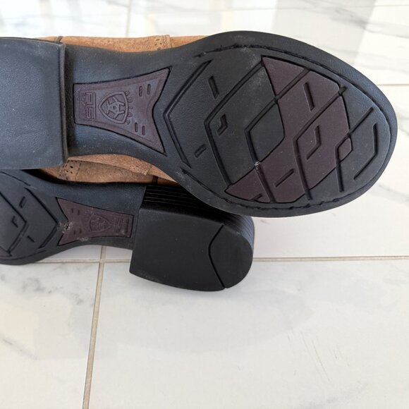 Ariat style: 10002247134912 Men's Heritage Stockman Cowboy Leather Brown Boots - Picture 8 of 11